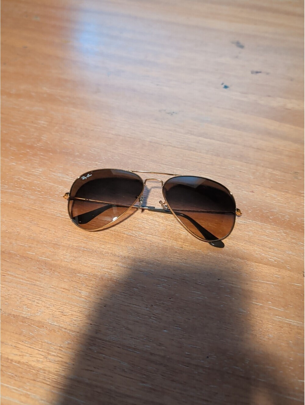 Rayban Aviator Large Metal Gradient Brown RB3025 Standard 58mm